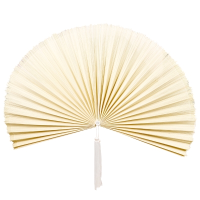 Aplique de Pared Abanico Bambú Natural 24x55 Pulgadas