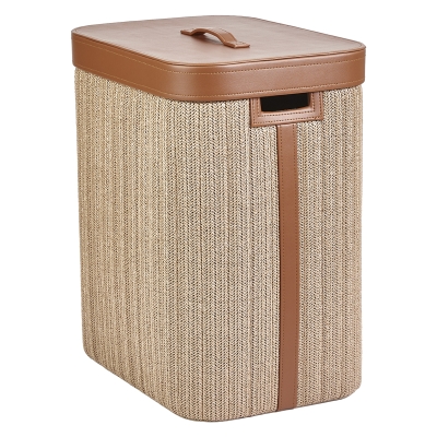 Hamper William Crema y Natural 17x20"