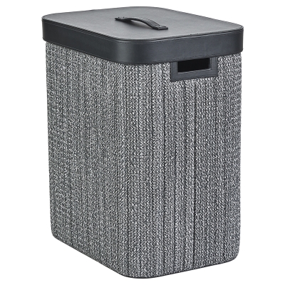 Hamper William Gris Oscuro 17x20"