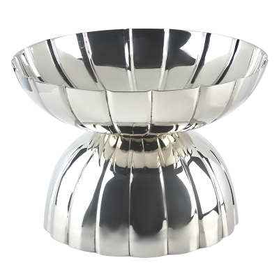 Centro Mesa Aluminio Plateado 11x7"