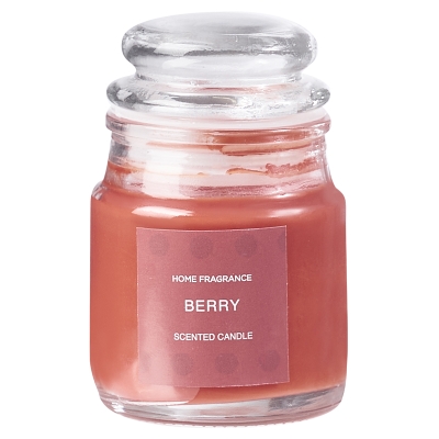 Vela Jarra Vidrio Berry 3oz