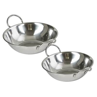 Cazuelas para Servir Acero Inoxidable 2 Piezas