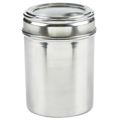 Repostero con Tapa Acero Inoxidable 4"