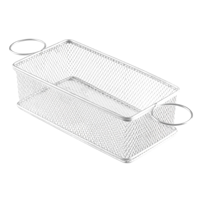 Canasta de Servir Rectangular Acero Inoxidable 13"