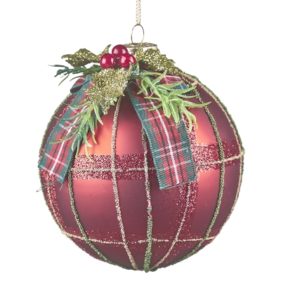 Bola Hoja Cinta Roja 4 Pulgadas