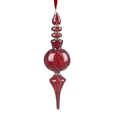Colgante Rojo 11x2.7 Pulgadas