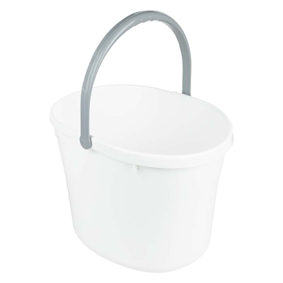 Cubeta Plástico Blanco 14x11x11"