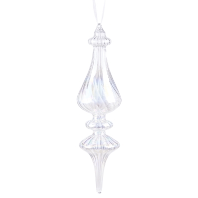 Colgante Doble Punto Transparente 6x3 Pulgadas