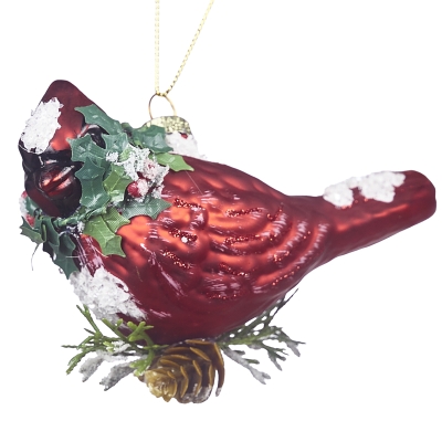 Colgante Pájaro Cardinal Rojo 5 Pulgadas