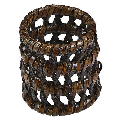 Aros de Servilleta Redondos Ratán 2x2" 6 Piezas