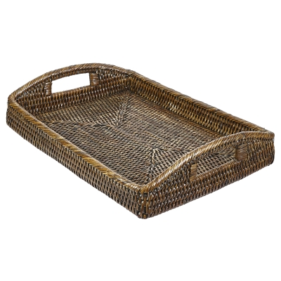 Bandeja de Servir Ratán 16x12x3"