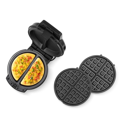 Wafflera 2 en 1 Holstein 09242003B Negra