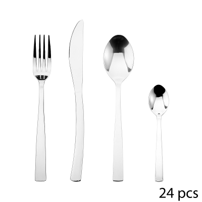 Cubiertos Olympe 24 Piezas Acero Inoxidable