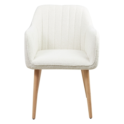 Silla Visoca Madera y Plástico Marrón y Natural 24x22x33 Pulgadas
