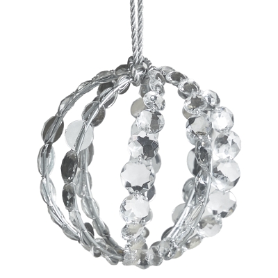 Bola Pedrería Plateada 4 Pulgadas