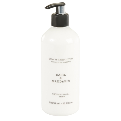 Crema Corporal Cereria Mollá Basil & Mandarin 500 ml