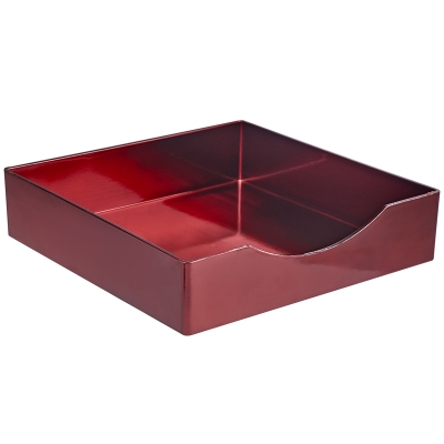 Bandeja para Servilletas Rojo 10x3"