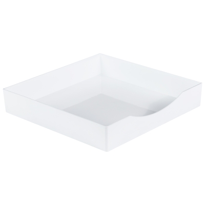 Bandeja para Servilletas Blanco 13x3"