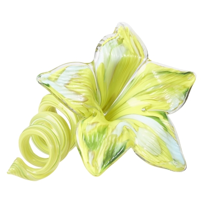 Figura Flor Island Vidrio Verde 5x4"
