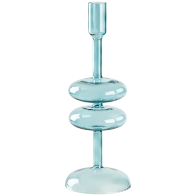 Florero Art Du Chic Vidrio Azul 4x11"