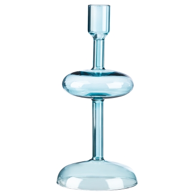 Florero Art Du Chic Vidrio Azul 4x9"