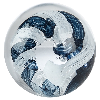 Esfera Decorativa Vidrio Azul 3x3"