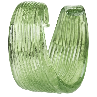Aro de Servilleta Vidrio Verde 3"