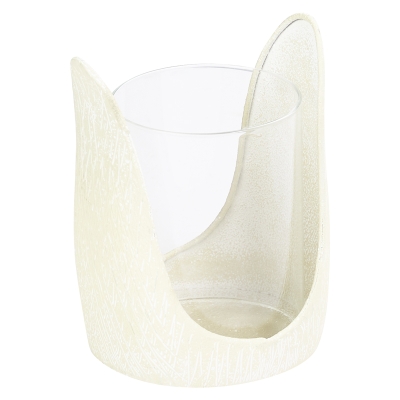 Portavela Coastal Curva Marfil 5x6"