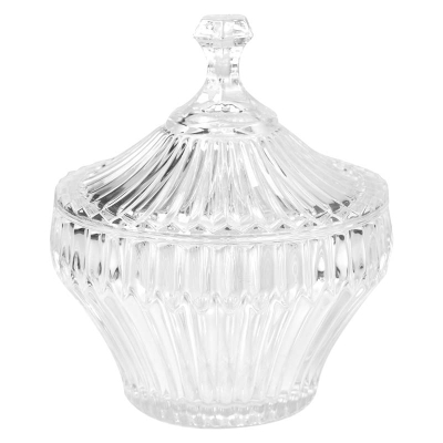 Bombonera Elegante Vidrio 7x8"