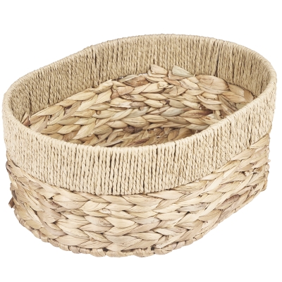 Canasta Odette Fibra Natural 16x12x6 Pulgadas