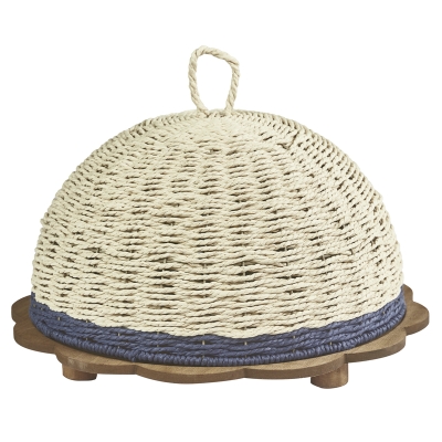 Cobertor de Alimentos Ratán Azul 14x8"