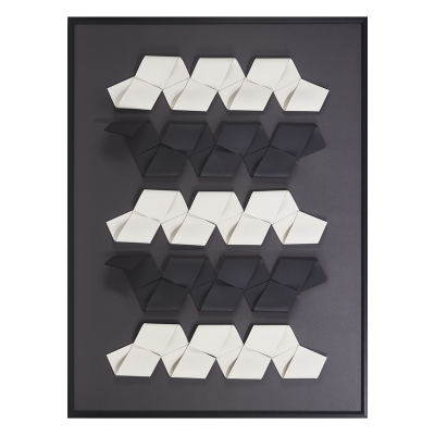 Justur Cuadro Negro Blanco 35x47 Pulgadas