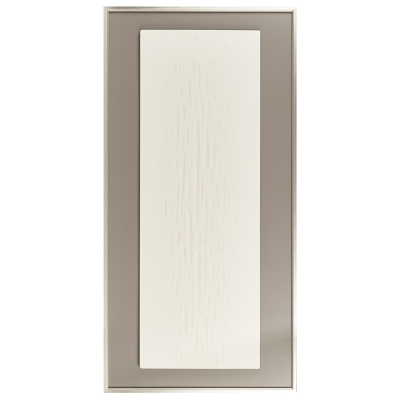 Cavour Cuadro Marfil Plateado 28x55 Pulgadas