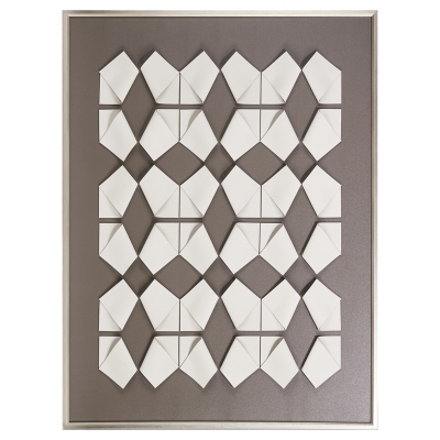 Artus Cuadro Gris Plateado 35x47 Pulgadas