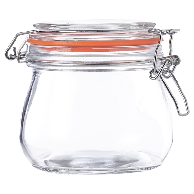 Repostero Vidrio Tapa Clip 0.5 L