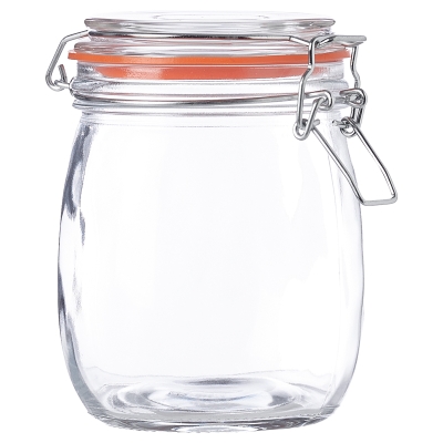 Repostero Vidrio Tapa Clip 0.75 L