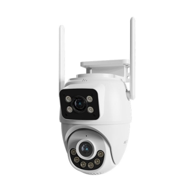 Cámara de Seguridad Nexxt para Exteriores Lentes Duales PTZ