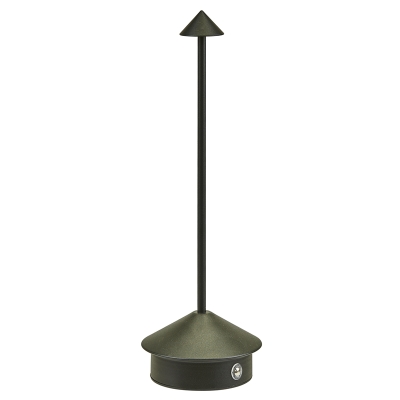 Lámpara de Mesa Recargable Phil Negra 4x12"