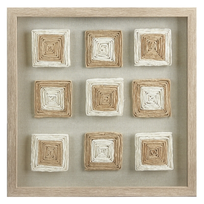 Colton Cuadro Madera Vidrio 20x20"
