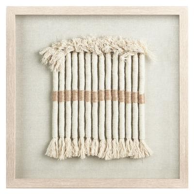 Hunter Cuadro Madera Vidrio 20x20"