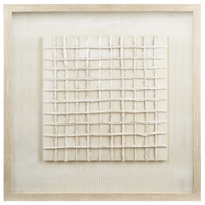 Clifton Cuadro Madera Vidrio 24x24"