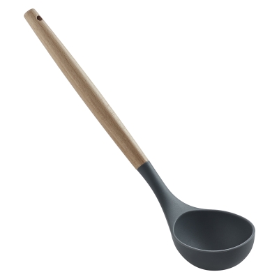 Cucharón Sopero de Bambú y Silicona