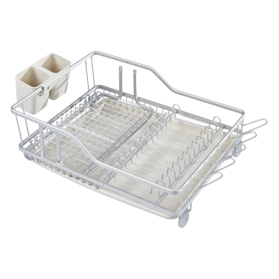 Escurridor 2 Niveles Aluminio Beige