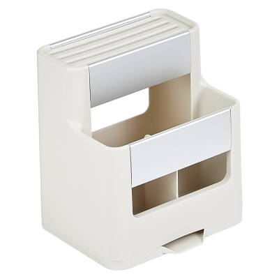 Escurridor de Cubiertos Plástico Beige 7x6x8"