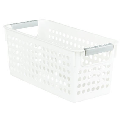 Canasta Plástica Blanca 11x5x5"