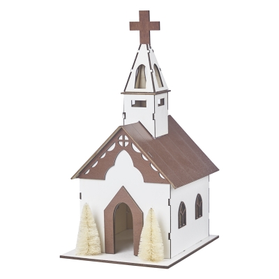 Iglesia Blanca Cerámica Joy 8x15 Pulgadas