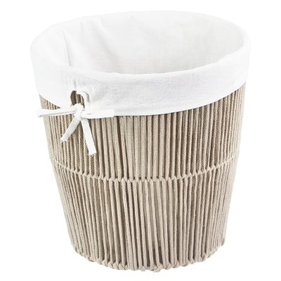 Basurero Dante Cordón Algodón Marrón 11x8x11"