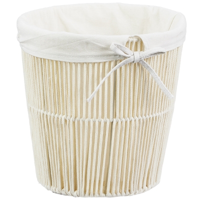 Basurero Dante Cordón Crema 11x8x11"