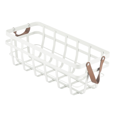 Organizador de Ducha Metal Marfil14x6x5"