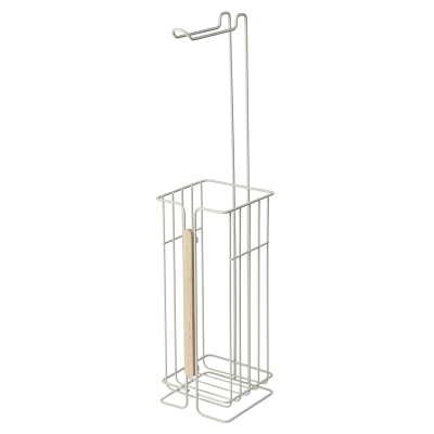 Dispensador Papel Higiénico de Piso Madera 6x6x26"